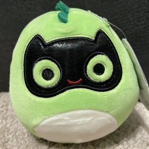 Squishmallows Halloween Danny Dinosaur Dino Green 2021 Black Mask 5” New
